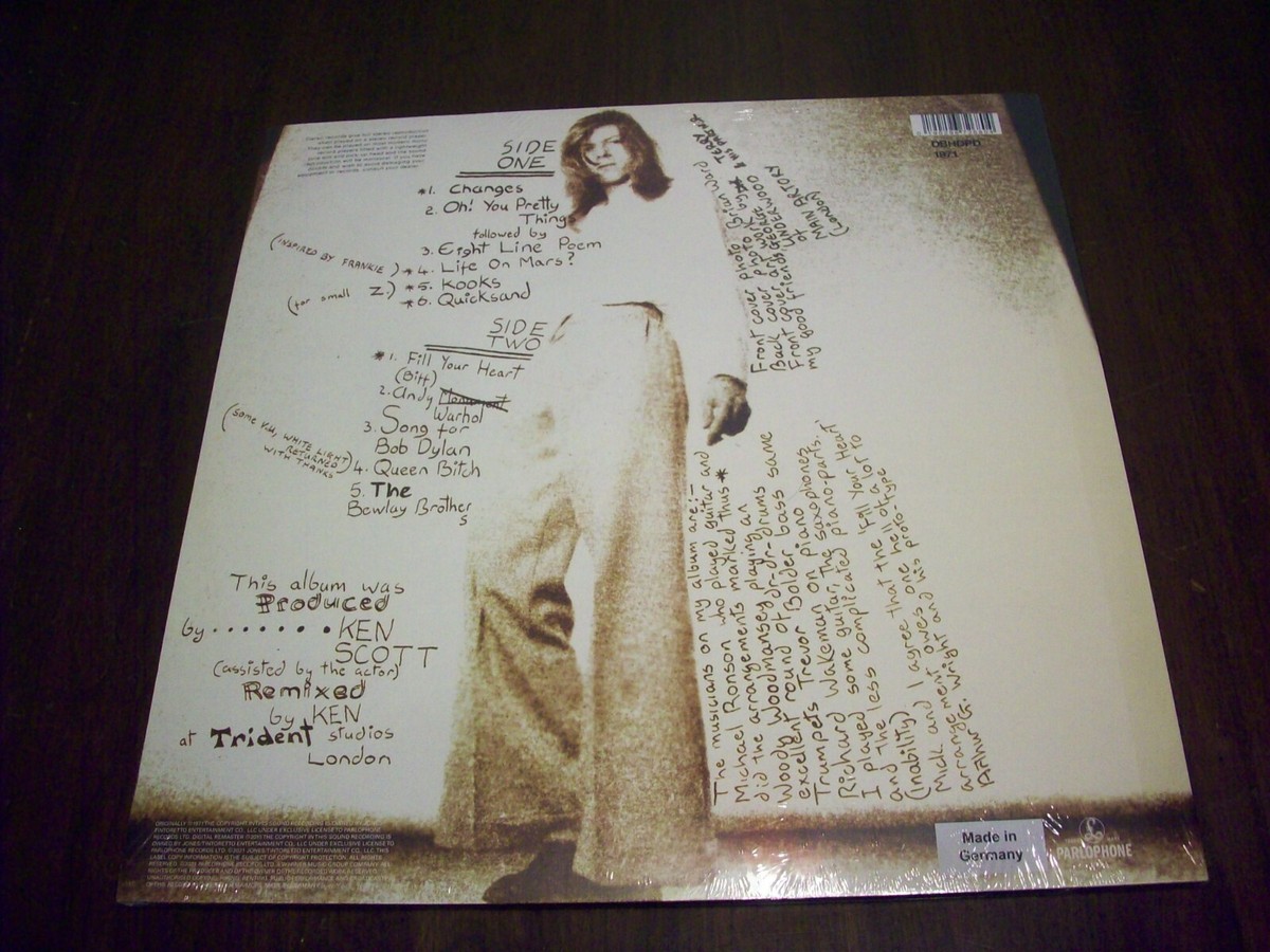 David Bowie, Hunky Dory , 2022 Parlophone Ltd.ED. Picture Disc