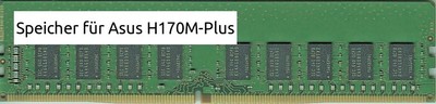 32Gb 2x 16Gb RAM DDR4 für Asus H170M-Plus Pc Dimm 2133MHz Ram Speicher