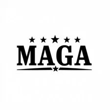 MAGA Political Vinyl Decal Sticker Pro Trump Bumper Car Window America First