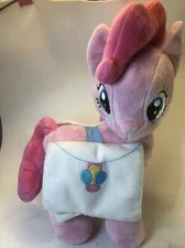 My Little Pony Zoobies Plush Pinkie Pie's Parties Story Book Saddlebag 12” Mlp