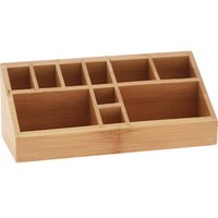 Kosmetik-Organizer, Bambus, NatüRliches Material, 23 X 9 X 8,5 Cm