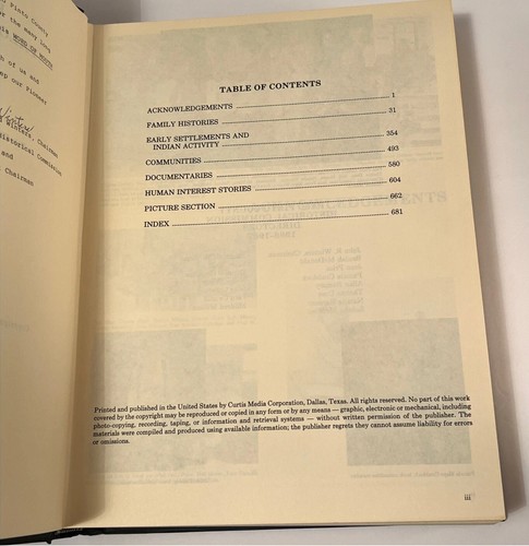 1986 1st Ed Palo Pinto County History Texas Genealogy Mineral Wells Baker Book - Picture 13 of 22