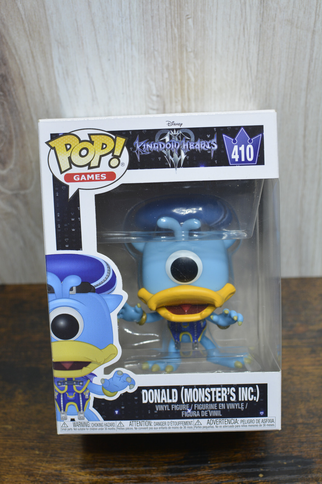 Nueva Figura De Vinilo Funko Pop Donald Monster'S Inc. 410 Juegos Disney Kingdom Hearts
