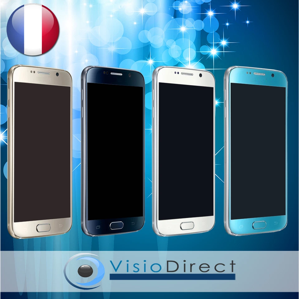 Vitre Tactile + Ecran LCD sur chassis pour Samsung Galaxy S6 SM-G920F - Photo 1/1
