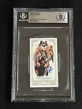 PAPA SHANGO 2012 TOPPS HERITAGE MINI WWE A&G LEGENDS SIGNED AUTOGRAPHED CARD BAS