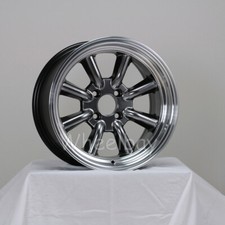 2 Pcs Only Rota Wheel Rkr 15x8 0 4x114.3 R Hyperblack Color Varies