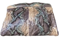Bags By Supreme Bag Vintage Python Snakeskin Leather Clutch Handbag