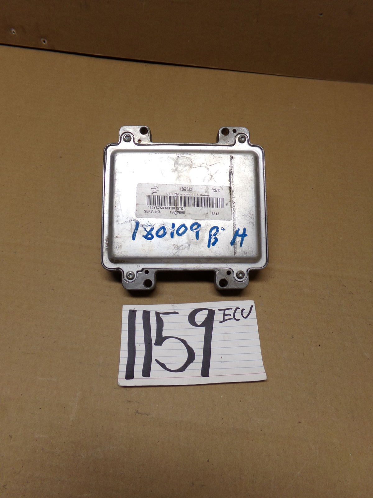 2009 Chevrolet Malibu #1159 Engine Computer ECM ECU 12628836