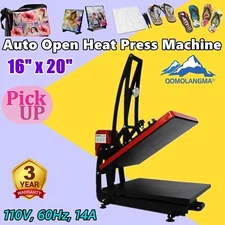 CA PICK-UP 16"x 20" Heat Press Machine Vertical Clamshell T-shirt Sublimation