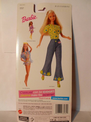 Barbie Jean Fashions 1999 68084 oliv orange - Bild 2 von 2