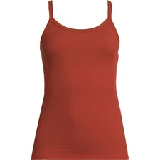 Womens Harvest Red No Boundaries Rib Cami Top size XL (15-17)