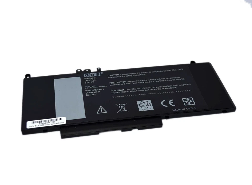 Akku Dell Latitude E5450, E5550 Serie, G5M10, 5200mAh/38Wh 7.4V - Bild 3 von 3