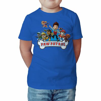 Paw Patrol Kinder T-Shirt Lieblingsgruppe Welpen Held Adventure Squad