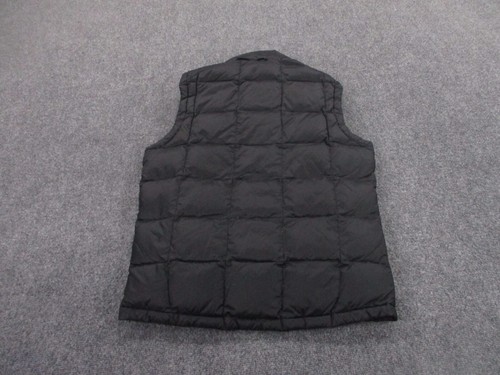 Eddie Bauer Vest Jacket Mens S Black Goose Down Puffer Coat Quilted Hiking Adult - Picture 8 of 9