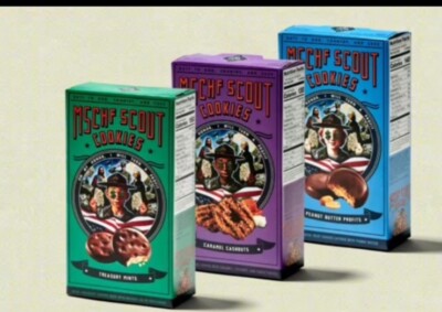 MSCHF Scout Cookies - Caramel Cash Out, Treasury Mint, Peanut Butter Profits￼