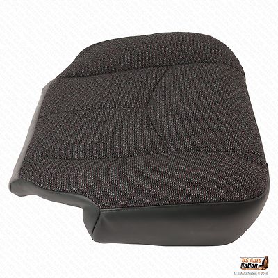 2003-2007 Chevy Silverado 2500HD Driver Seat Bottom Cover - Very Dark Pewter Cloth