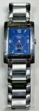 ESQ Swiss By Movado Quartz Watch Men's 300472 Silver Steel New Battery 8"