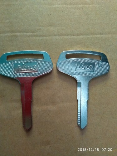 Llave en blanco Hino 1984-1992 (par/2 piezas) FA/FB/FE/FF/FG - Imagen 4 de 4