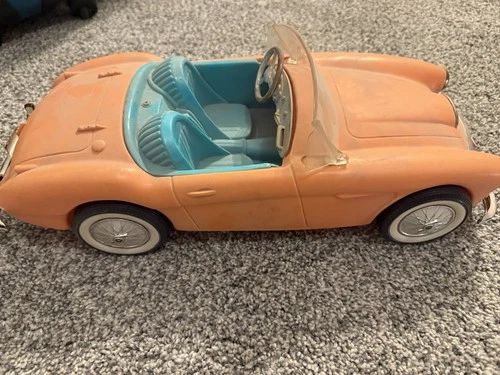 vintage 1962 Barbie Austin-Healey 3000 MkII convertible sports car