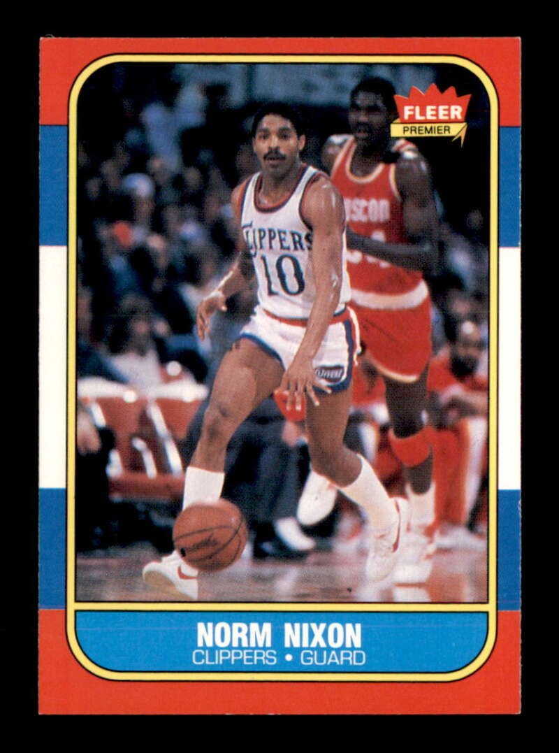 1986 Fleer #80 Norm Nixon   NM/NM+ X3621272