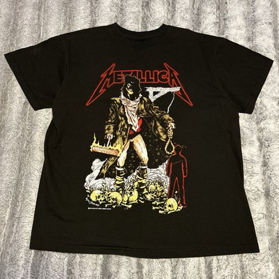 Vtg 1994 Metallica So I Dub Thee Unforgiven T-Shirt Dbl Sided L? Pushead tee
