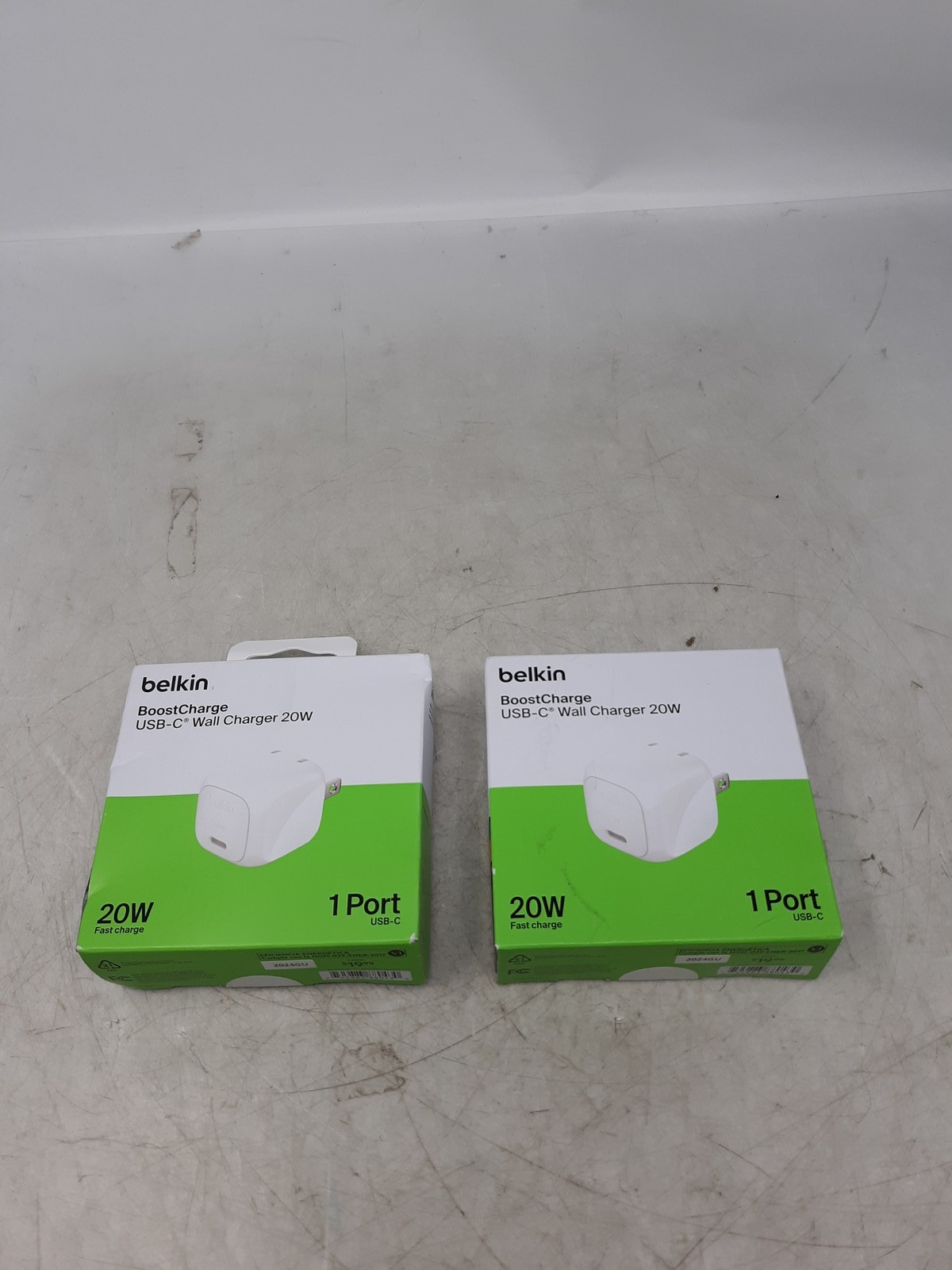 Belkin BoostCharge USB-C Wall Charger 20W - Lot of 2