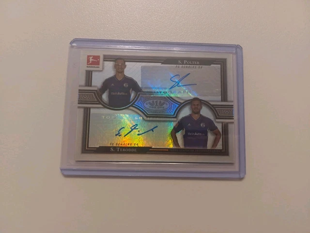 Sebastian Polter Simon Terodde 2023 Topps Tier One Bundesliga Autograph Auto /25