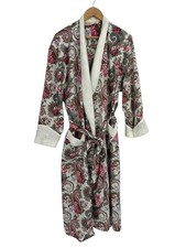 Vintage Victoria Secret Gold Label Paisley Silky Robe Small