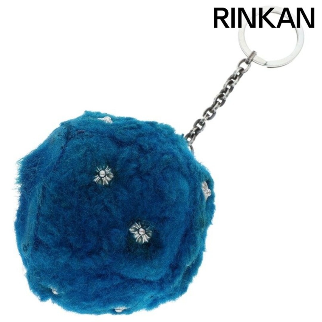 Chrome Hearts Fuzzy Dice Cross Button Keyring Men's Used aca648c69a69b18c0190197