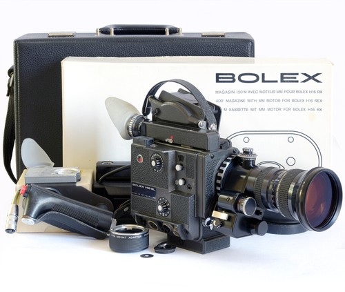 Bolex H16 EL 16mm Movie Camera with Vario Switar 2/12.5-100mm
