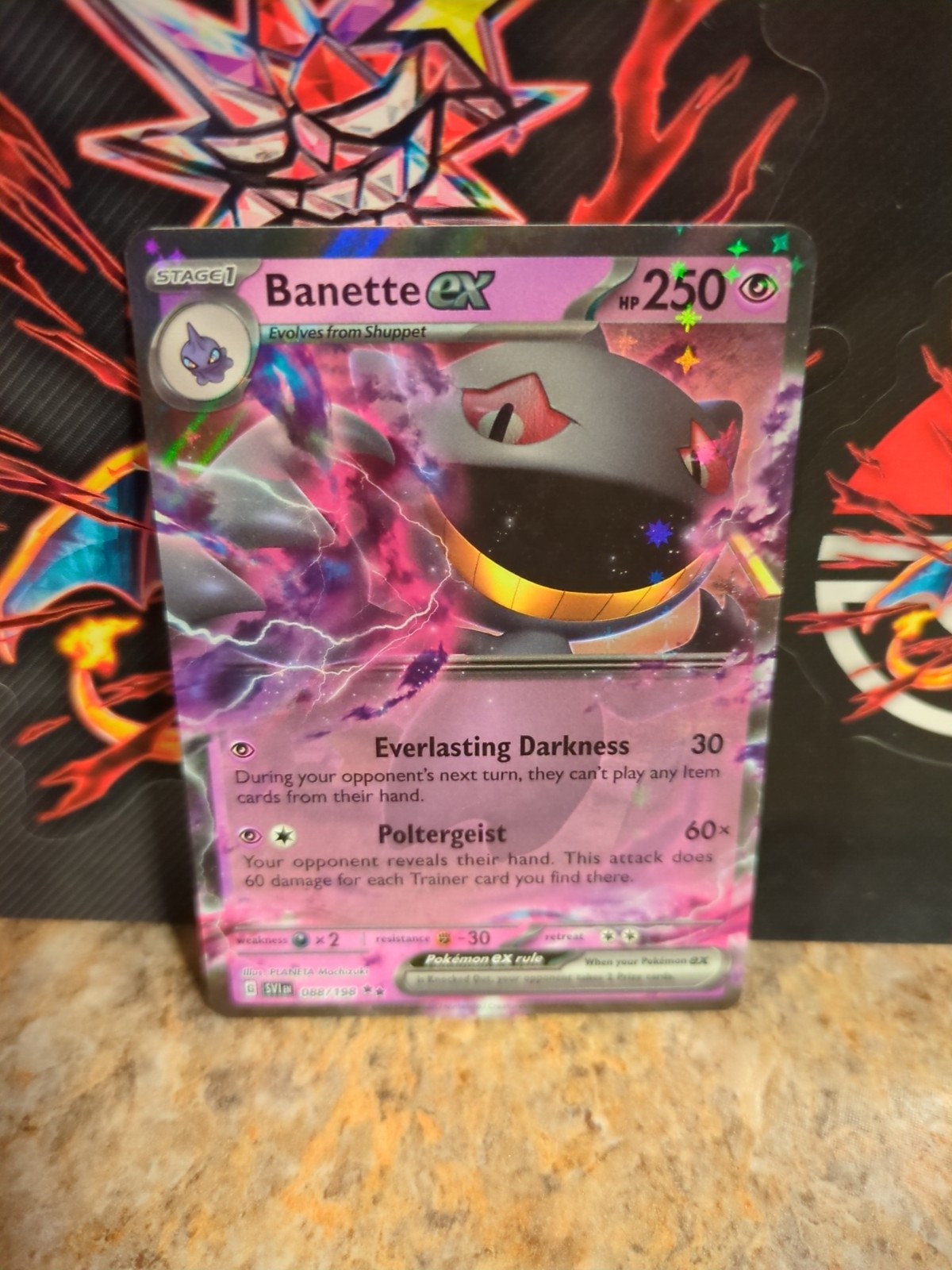 Banette ex 088/198 - Scarlet & Violet Base Set Double Rare - Pokémon TCG (NM)