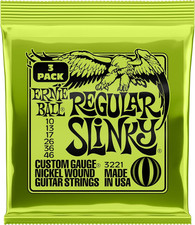 Regular Slinky Nickel Wound Corde Chitarra Elettrica 10-46 Conf da 3