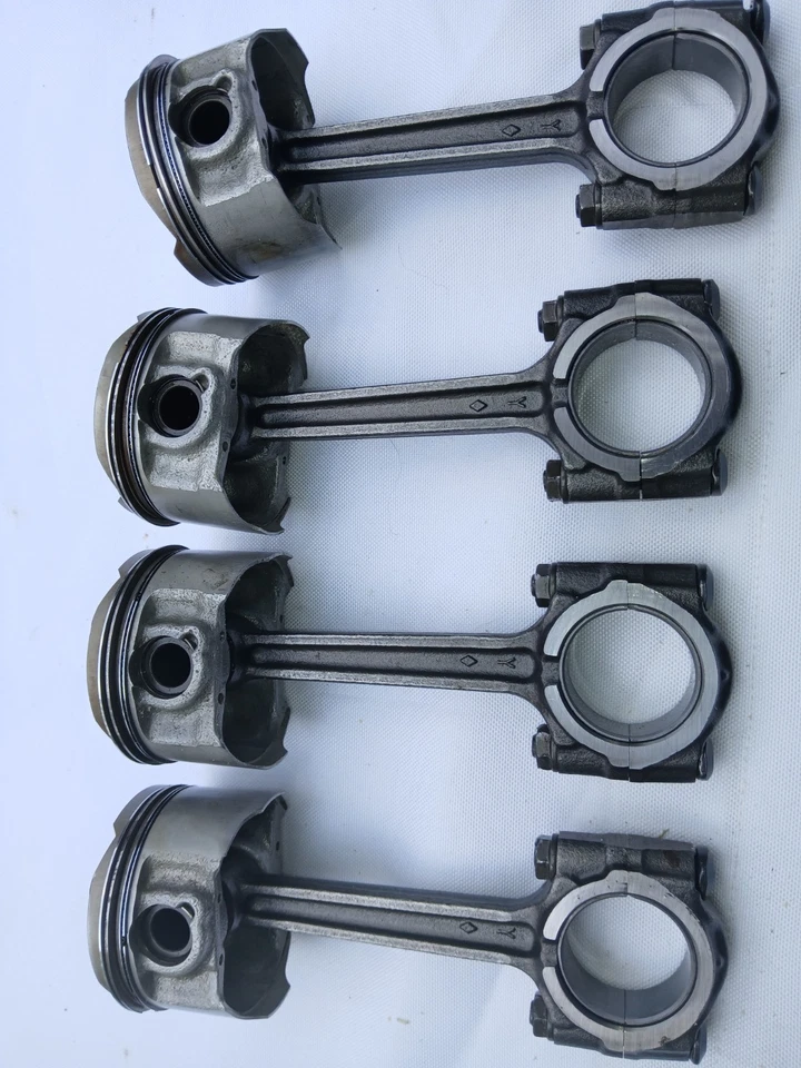 1989-1993 YAMAHA FZR 600 Engine Motor Pistons 58mm and Connecting Rods - Image 2 of 4