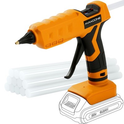 100W Cordless Hot Glue Gun for DeWalt 20V MAX Battery Tool Only Wireless Power