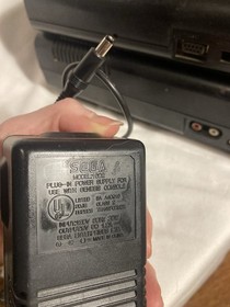 Sega Genesis w/ Sega CD add-on Model 1 Console Original Expansion Port Untested