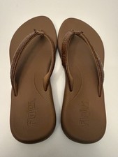 Flojos Ladies' Women's Brown Flip Flop Sandals Size 8 M