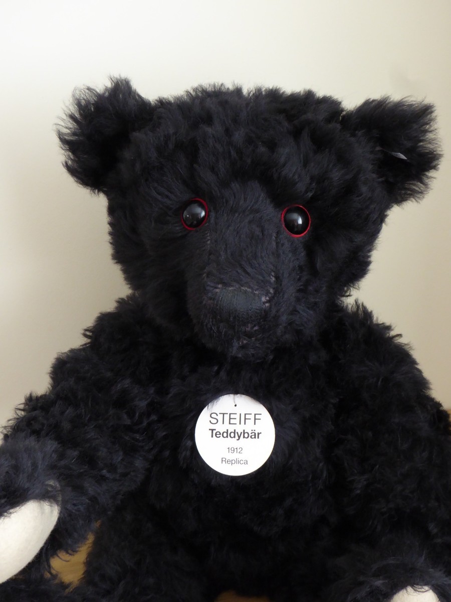 Steiff Large 1912 Black Titanic Bear | eBay
