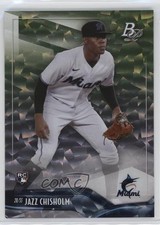 2021 Bowman Platinum Ice Foil Jazz Chisholm #24 0f3j