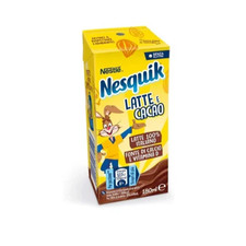 NESQUIK Latte e Cacao Nestlè 3 Brick Bevanda Fredda Bambini Cioccolato Nestle