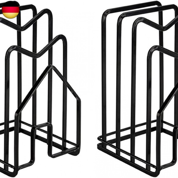 Linfidite 2 Pack Schneidebrett Rack Schneidebrett Organiser StäNder Halter-image