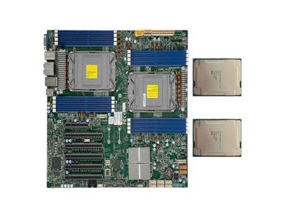SuperMicro X12DAI-N6 LGA 4189 Motherboard With 2x Intel Xeon Platinum 8352Y CPU