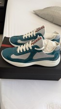 PRADA Men's Americas Cup Leather Sneakers Size UK8/42
