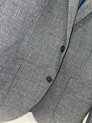 Chaqueta Blazer Hombre Mark and Spencer Inteligente Gris 42 Largo Corto Nueva - Imagen 3 de 12