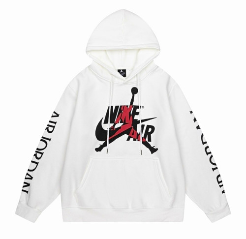 Jordan Nike Air Jordan Men's XL White Pullover Hoodie Jumpman Logo Pockets