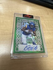 2026 Leaf Metal St Patricks Day Davante Adams (7/10) Auto Prismatic Leprechaun