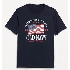 OLD NAVY US Flag 2026 250th Anniversary T-SHIRT