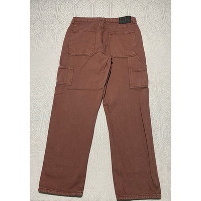 BDG Urban Outfitters Carpenter Pants Rust Brown Straight Fit Men's