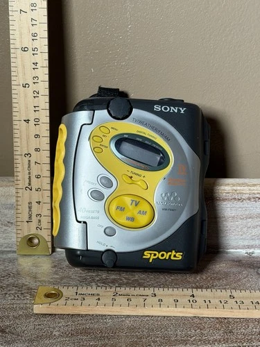 Vintage Sony Sports Walkman WM-FS221 TV/Weather/FM/AM Cassette - PARTS ONLY