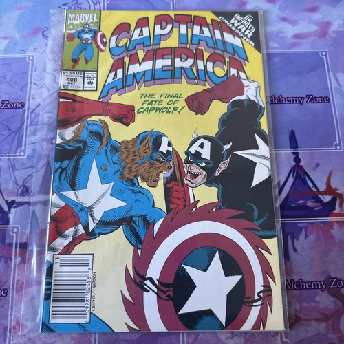 Vintage Captain America #408 Comic (Sleeved)