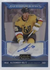 2024-25 O-Pee-Chee Platinum Blue Rainbow Auto Alexander Holtz #BA-AH Auto 18lg